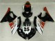 Blanc Noir Kit Carénages Yamaha R6 08-16 Blanc Noir Kit Carénages Yamaha R6 08-16