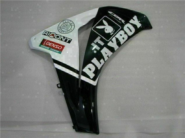 Blanc Noir Playboy Carénage Honda CBR 1000 RR 08-11 Blanc Noir Playboy Carénage Honda CBR 1000 RR 08-11