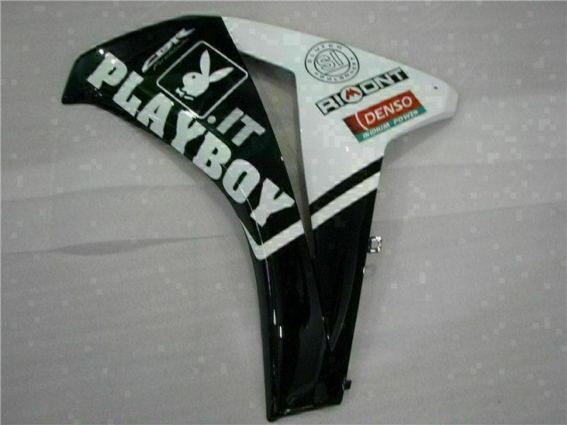 Blanc Noir Playboy Carénage Honda CBR 1000 RR 08-11 Blanc Noir Playboy Carénage Honda CBR 1000 RR 08-11