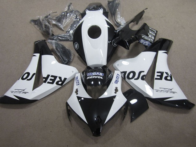 Blanc Noir Repsol Carénage Honda CBR 1000 RR 08-11 Blanc Noir Repsol Carénage Honda CBR 1000 RR 08-11