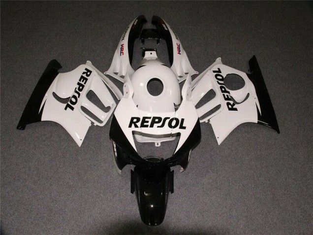 Blanc Noir Repsol Carénage Honda CBR 600 F3 95-98 Blanc Noir Repsol Carénage Honda CBR 600 F3 95-98