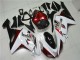 Blanc Noir Rouge Carénage Kawasaki ZX6R 07-08 Blanc Noir Rouge Carénage Kawasaki ZX6R 07-08