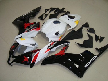 Blanc Noir Rouge Carénages Honda CBR 600 RR 07-08