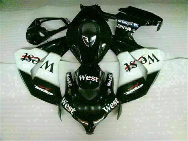 Blanc Noir West Carénage Honda CBR 1000 RR 08-11 Blanc Noir West Carénage Honda CBR 1000 RR 08-11