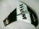 Blanc Noir West Carénage Honda CBR 1000 RR 08-11 Blanc Noir West Carénage Honda CBR 1000 RR 08-11