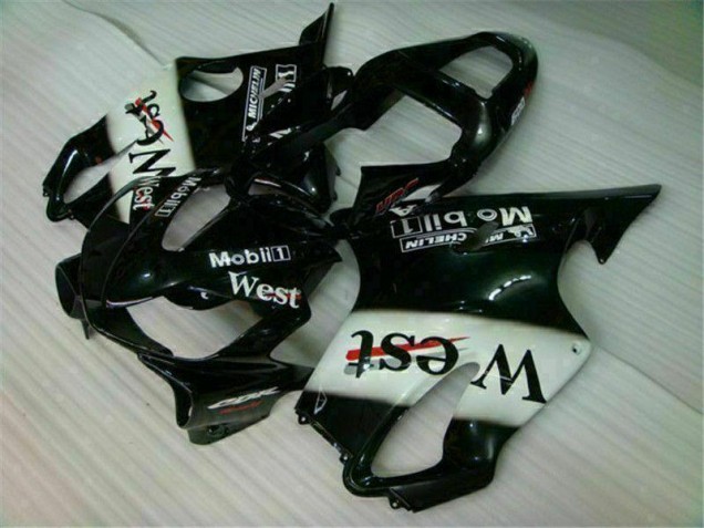 Blanc Noir West Carénage Honda CBR 600 F4i 01-03 Blanc Noir West Carénage Honda CBR 600 F4i 01-03