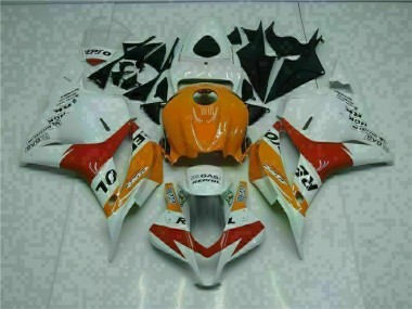 Blanc Orange Repsol Carénage Honda CBR 600 RR 09-12