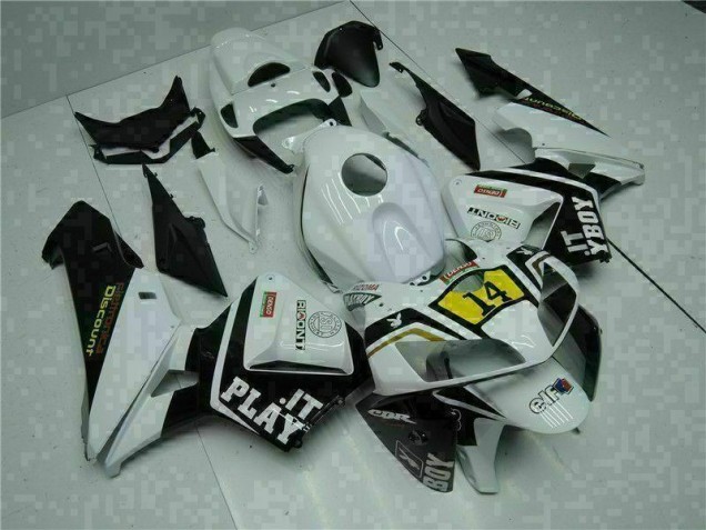 Blanc Playboy 14 Carénage Honda CBR 600 RR 05-06