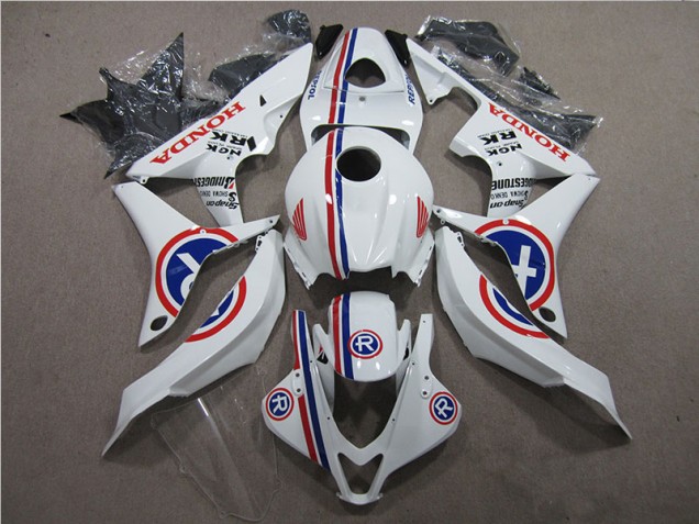 Blanc R Carénage Honda CBR 600 RR 07-08