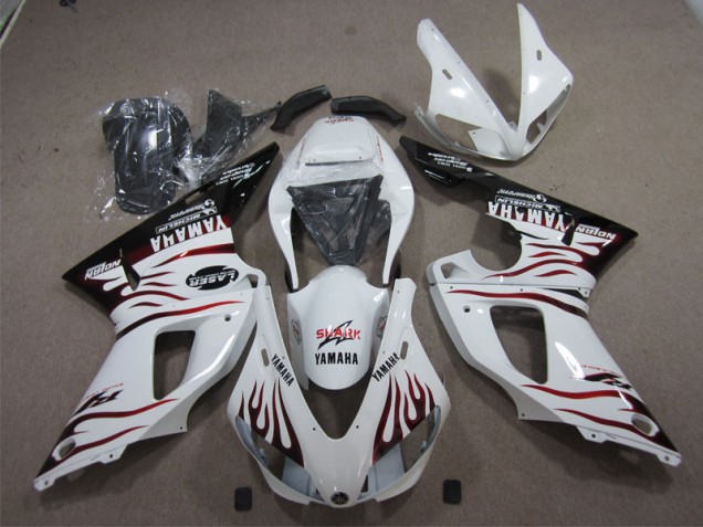 Blanc Requin Carénage Yamaha R1 98-99