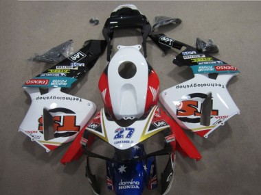 Blanc Rouge Bleu 27 Carénage Honda CBR 600 RR 03-04