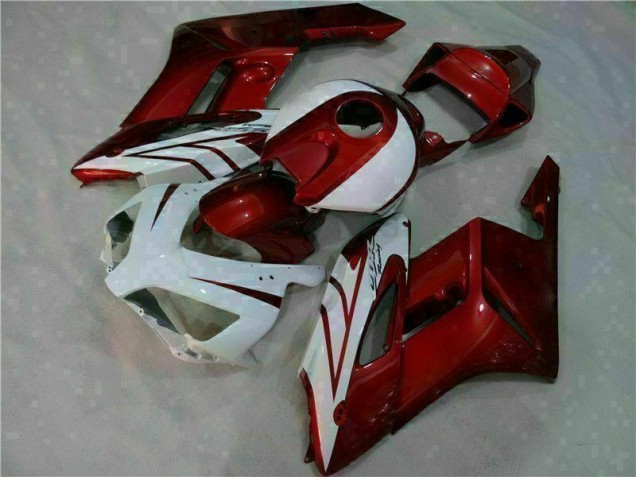 Blanc Rouge Carénage Honda CBR 1000 RR 04-05 Blanc Rouge Carénage Honda CBR 1000 RR 04-05