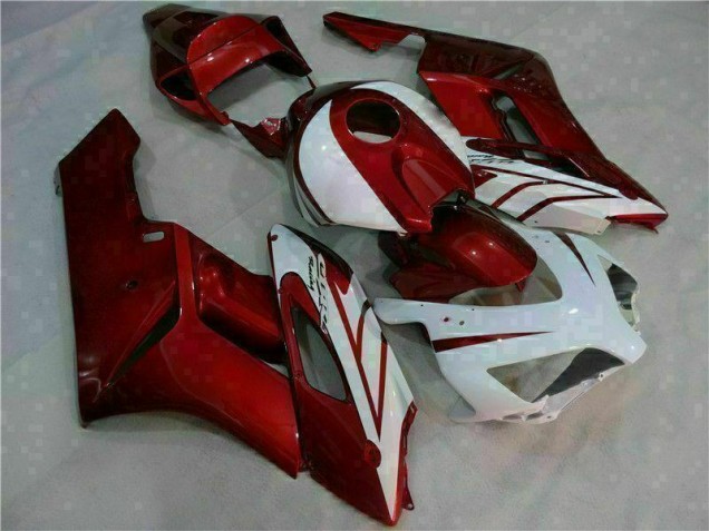 Blanc Rouge Carénage Honda CBR 1000 RR 04-05 Blanc Rouge Carénage Honda CBR 1000 RR 04-05