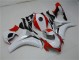Blanc Rouge Carénage Honda CBR 1000 RR 08-11 Blanc Rouge Carénage Honda CBR 1000 RR 08-11