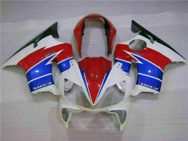 Blanc Rouge Carénage Honda CBR 600 F4i 04-07
