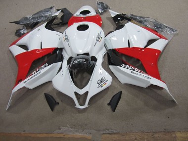 Blanc Rouge Carénage Honda CBR 600 RR 09-12