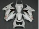 Blanc Rouge Carénage Kawasaki EX250 08-12 Blanc Rouge Carénage Kawasaki EX250 08-12