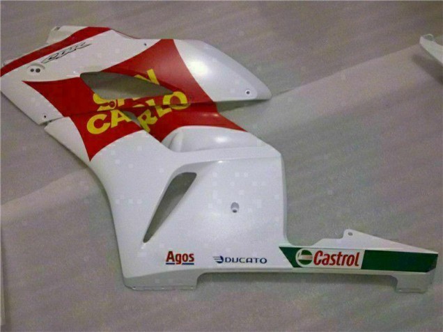 Blanc Rouge Carrosserie Honda CBR 1000 RR 04-05 Blanc Rouge Carrosserie Honda CBR 1000 RR 04-05