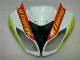 Blanc Rouge H. Énergie Carénage Kawasaki ZX6R 09-12 Blanc Rouge H. Énergie Carénage Kawasaki ZX6R 09-12