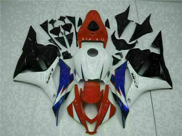 Blanc Rouge Noir Bleu Carénage Honda CBR 600 RR 09-12 Blanc Rouge Noir Bleu Carénage Honda CBR 600 RR 09-12