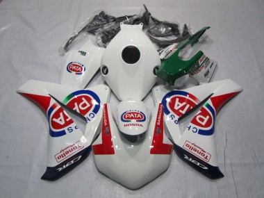 Blanc Rouge PATA Carénage Honda CBR 1000 RR 08-11