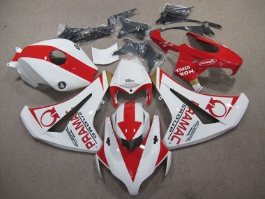 Blanc Rouge PRAMAC Carénage Honda CBR 1000 RR 08-11