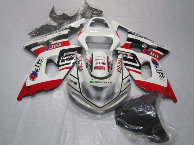 Blanc Rouge Rizoma Playboy Carénage Suzuki GSXR 1000 K1 00-02 Blanc Rouge Rizoma Playboy Carénage Suzuki GSXR 1000 K1 00-02