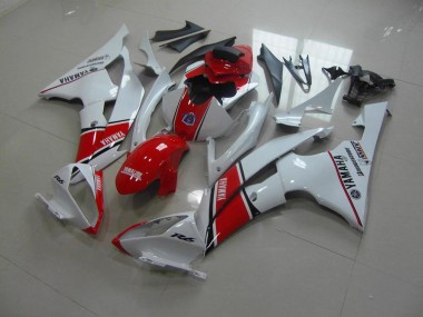 Blanc Rouge Style OEM Carénage Yamaha R6 08-16
