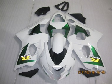 Blanc Vert Carénage Suzuki GSXR 600 K4 04-05