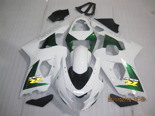 Blanc Vert Carénage Suzuki GSXR 600 K4 04-05