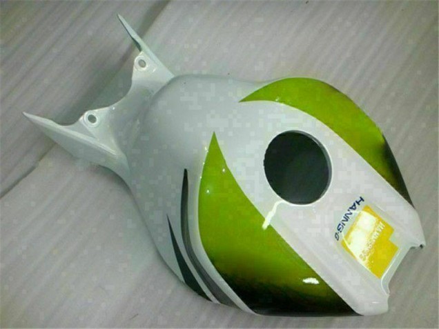 Blanc Vert Hannspree 52 Carénage Honda CBR 1000 RR 04-05 Blanc Vert Hannspree 52 Carénage Honda CBR 1000 RR 04-05