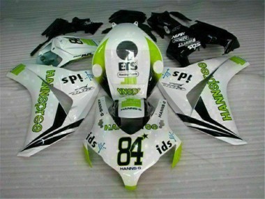 Blanc Vert Hannspree 84 Carénage Honda CBR 1000 RR 08-11