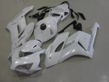 Blanc avec Argent Décalque Carénage Honda CBR 1000 RR 06-07
