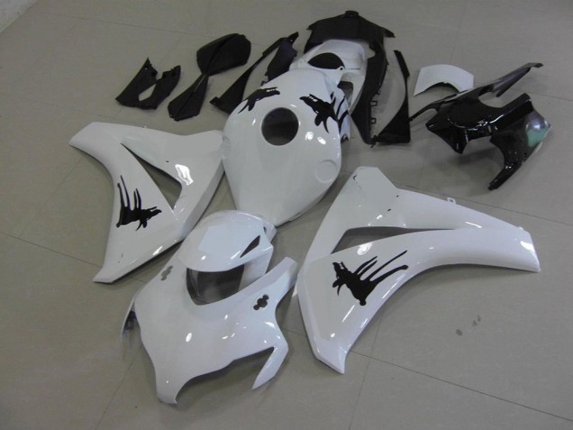 Blanc avec Spécial Décalque Carénage Honda CBR 1000 RR 08-11 Blanc avec Spécial Décalque Carénage Honda CBR 1000 RR 08-11