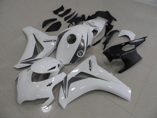 Blanc et Gris Carénage Honda CBR 1000 RR 08-11 Blanc et Gris Carénage Honda CBR 1000 RR 08-11