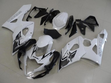 Blanc et Noir Carénage Suzuki GSXR 1000 K5 05-06