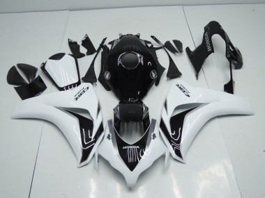 Blanc et Noir Gris Carénage Honda CBR 1000 RR 08-11