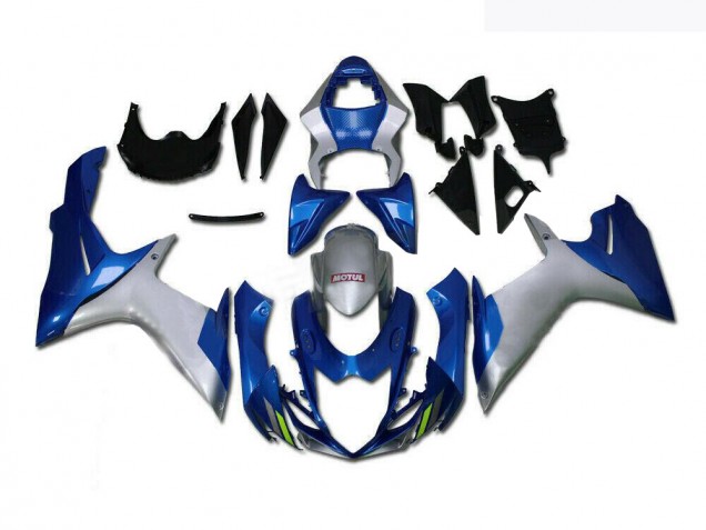 Bleu Argent Carénage Suzuki GSXR 600 / 750 K11 11-24 Bleu Argent Carénage Suzuki GSXR 600 / 750 K11 11-24