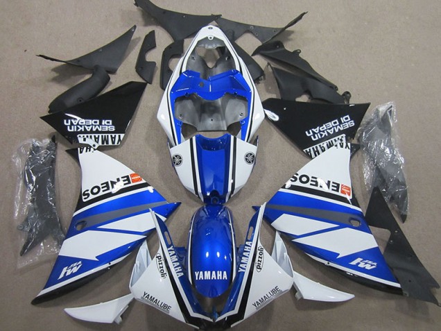 Bleu Blanc Bleu Blanc ENEOS Carénage Yamaha R1 00-01