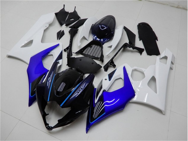 Bleu Blanc Carénage Suzuki GSXR 1000 K5 05-06 Bleu Blanc Carénage Suzuki GSXR 1000 K5 05-06