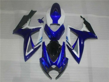 Bleu Blanc Carénage Suzuki GSXR 600 / 750 K6 06-07