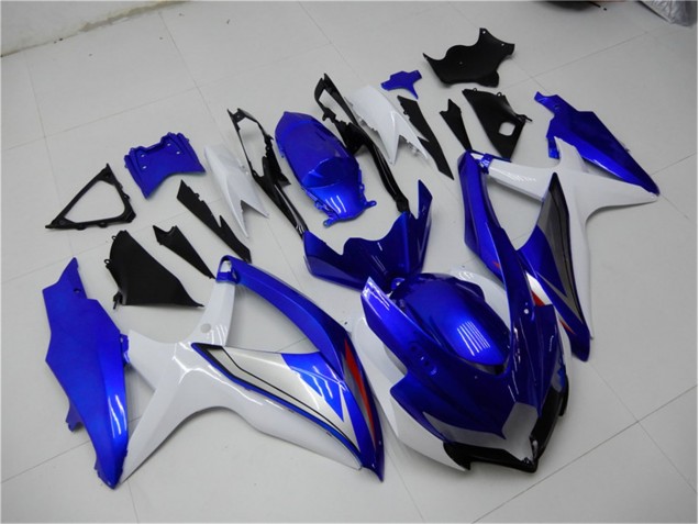 Bleu Blanc Carénage Suzuki GSXR 600 / 750 K8 08-10 Bleu Blanc Carénage Suzuki GSXR 600 / 750 K8 08-10