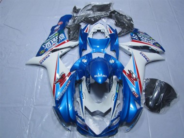 Bleu Blanc Carénage Suzuki GSXR 600 K11 11-24