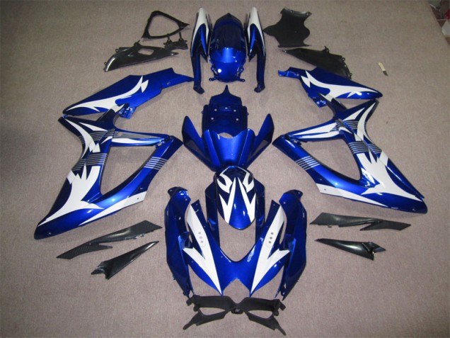 Bleu Blanc Carénage Suzuki GSXR 600 K8 08-10 Bleu Blanc Carénage Suzuki GSXR 600 K8 08-10