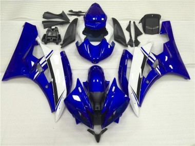Bleu Blanc Carénage Yamaha R6 06-07