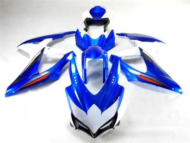 Bleu Blanc Carénages Suzuki GSXR 600 / 750 K8 08-10 Bleu Blanc Carénages Suzuki GSXR 600 / 750 K8 08-10