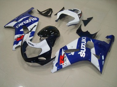 Bleu Blanc Carénages Suzuki GSXR 750 K1 K2 K3 01-03