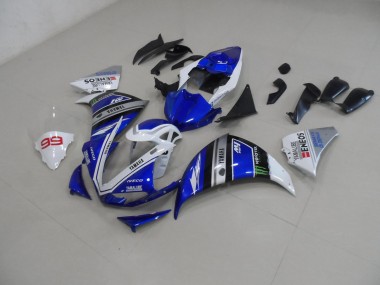 Bleu Blanc Carénages Yamaha R1 12-14