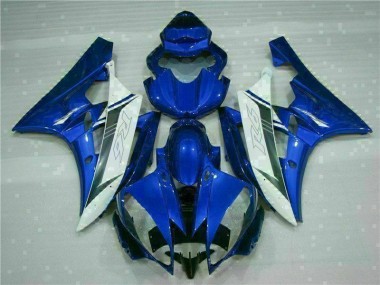 Bleu Blanc Carénages Yamaha R6 06-07