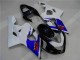 Bleu Blanc Carrosserie Suzuki GSXR 600 / 750 K4 04-05
